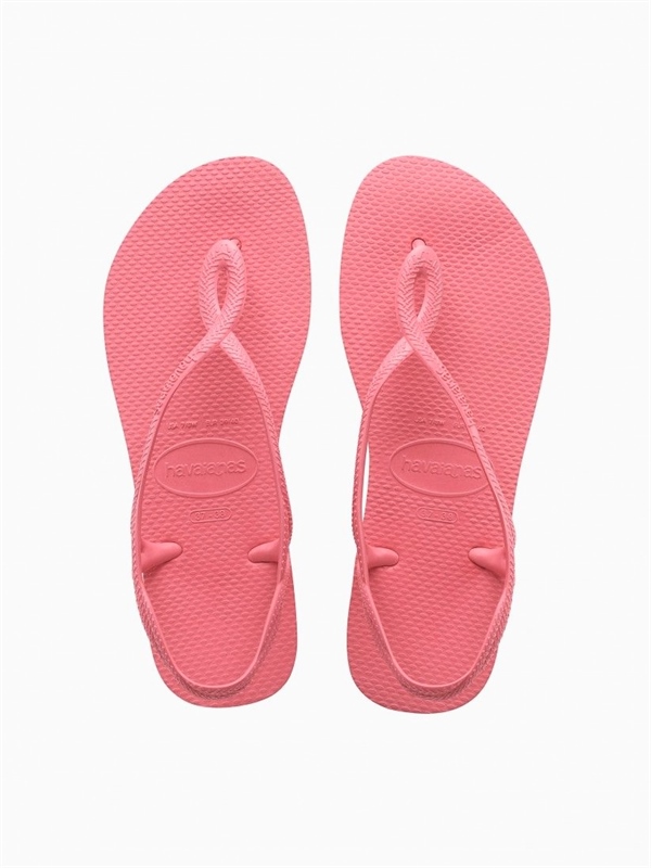 Sandal tròn hồng dâu