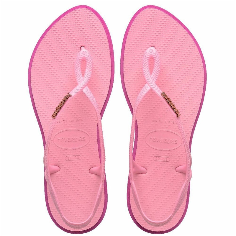 Sandal nhọn hồng