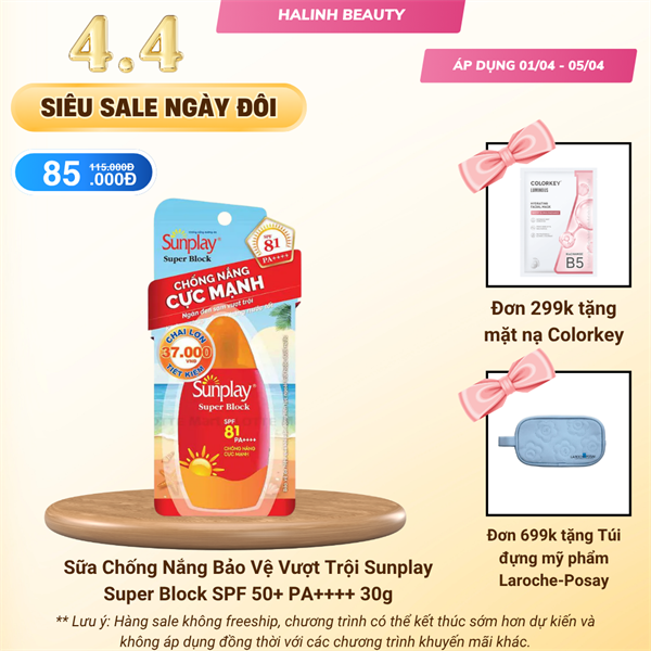 Sữa Chống nắng Sunplay 81+ [SALE 04.04]