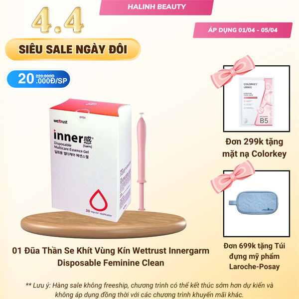 [INNER] Đũa Thần Dung Dịch Gel Dưỡng Đa Năng Vùng Kín Wettrust Inner [SALE 04.04]