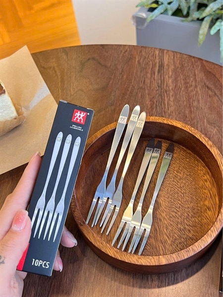 Set 10 Nĩa Ăn Inox 304 (Thùng 200 Set)