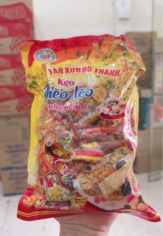 Thèo lèo kẹo đậu phộng Tân Xuân Thành 250g