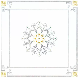 Tấm ánh kim 16 Tâm Hoa
