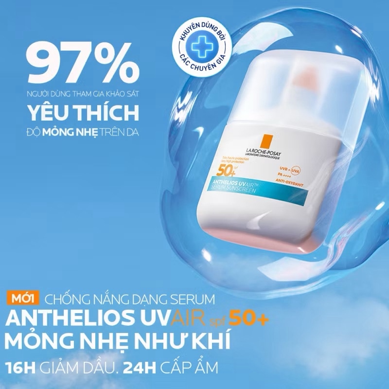 LAROCHE-POSAY - Chống nắng anthelios UV serum solaire 50spf+