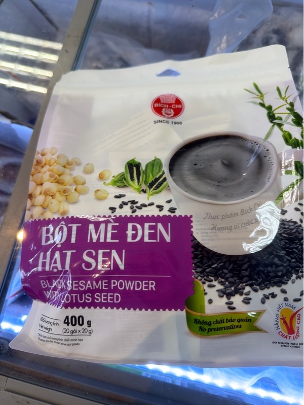 Bột Bích Chi Mè Đen Hạt Sen