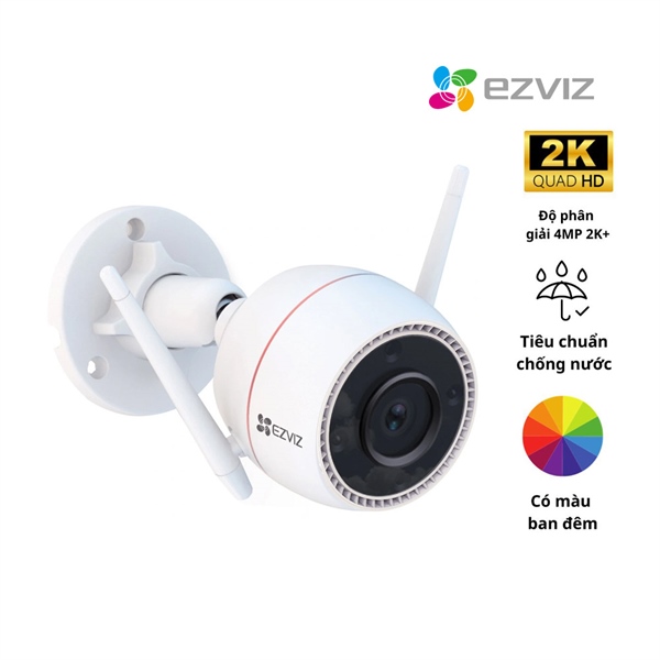 Camera quan sát kỹ thuật số có chức năng ghi hiệu EZVIZ mã CS-H3C (3MP,2.8MM,COLOR) - hỗ trợ thẻ nhớ trong