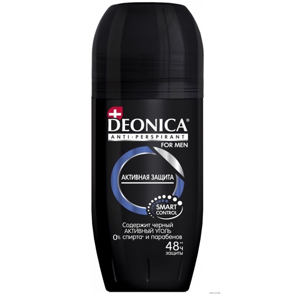Lăn khử mùi Deonics Anti-Perspirant for men 50ml đen-Thuỵ Sỹ