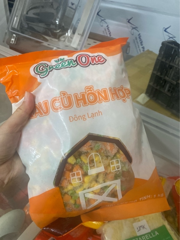 Rau củ hỗn hợp đông lạnh 1 kg