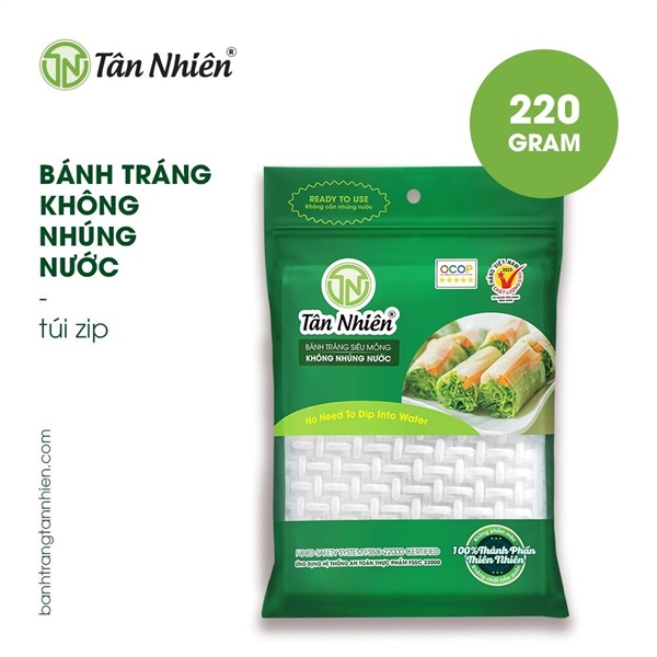 BÁNH TRÁNG TÂN NHIÊN 220G / TAN NHIEN RICE PAPER 220G