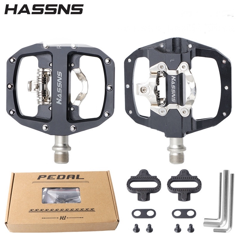 Pedal Can cá MTB Hassns nhôm chính hãng