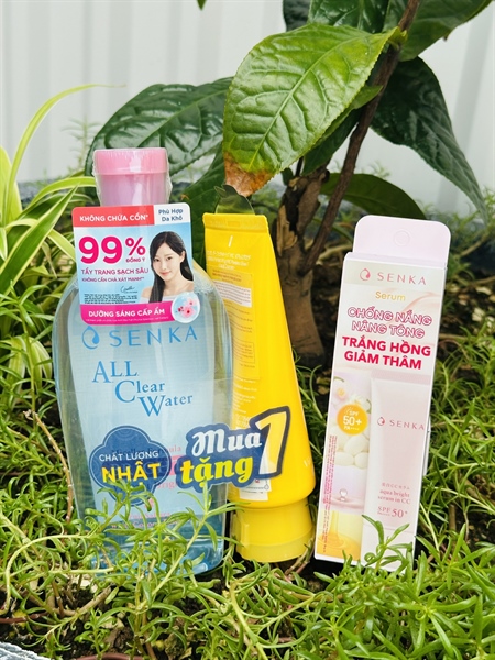 Bộ 2 SK NTT cấp ẩm + SRM sáng da VITC