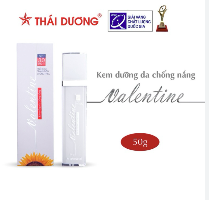 Kem trắng da chống nắng valentine 50g - Sao Thái Dương (Tub)