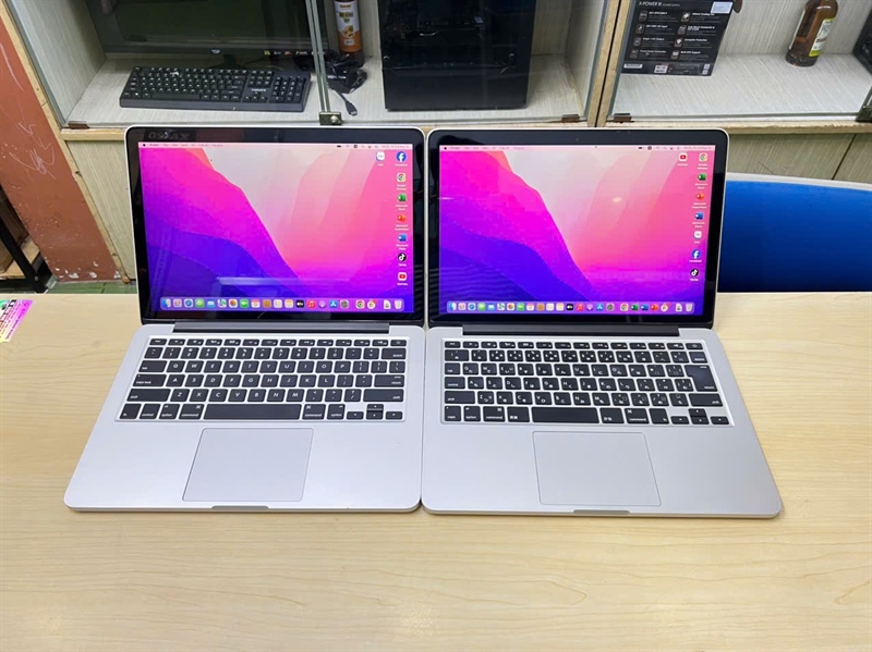 Macbook Pro 2015: Core i5 / Ram 8G / Ssd 128G / Màn 13inch 2K / Phím Nhật Led.