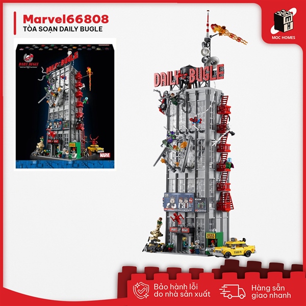 Đồ chơi lắp ráp SpiderMan Tòa soạn báo Daily Bugle | 3372PCS