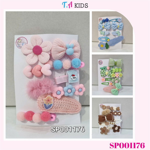 Vỉ kẹp tóc 9 món