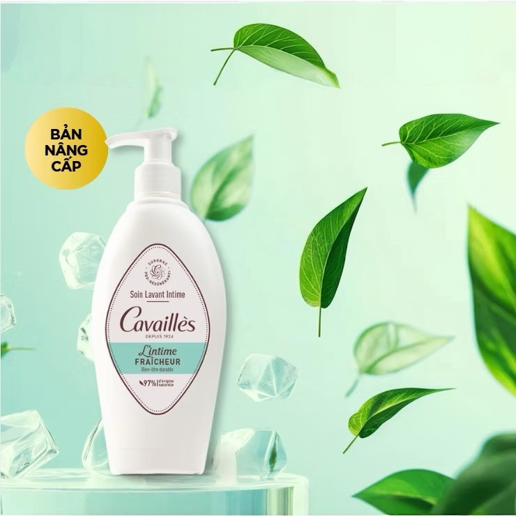 [ Hàng Công Ty ] Dung Dịch Vệ Sinh Cavailles Xanh Ngọc 250ml