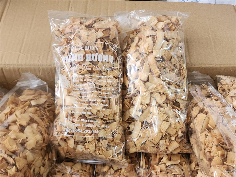 Dừa Sấy Giòn - Thanh Hương Gói 500gr