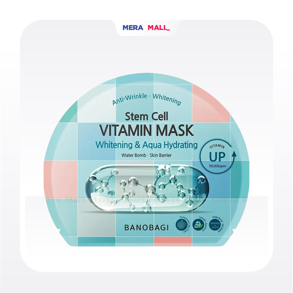 [ Hàng Công Ty ] Mặt Nạ Banobagi #Stem Cell Xanh Dương - Whitening & Aqua Hydrating