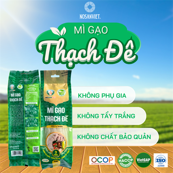 Mỳ gạo Thạch Đê 250g (dạng túi)