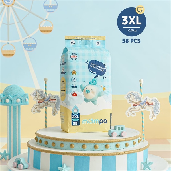 Tã Mompa quần 3XL58 (>18kg)