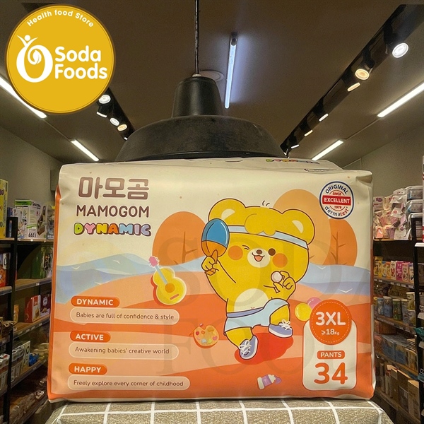 Tã quần Mamogom Dynamic Hàn 3XL34 ( trên 18kg)