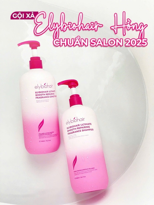 Cặp Gội Xả Elybiohair 1000ml (Chung)