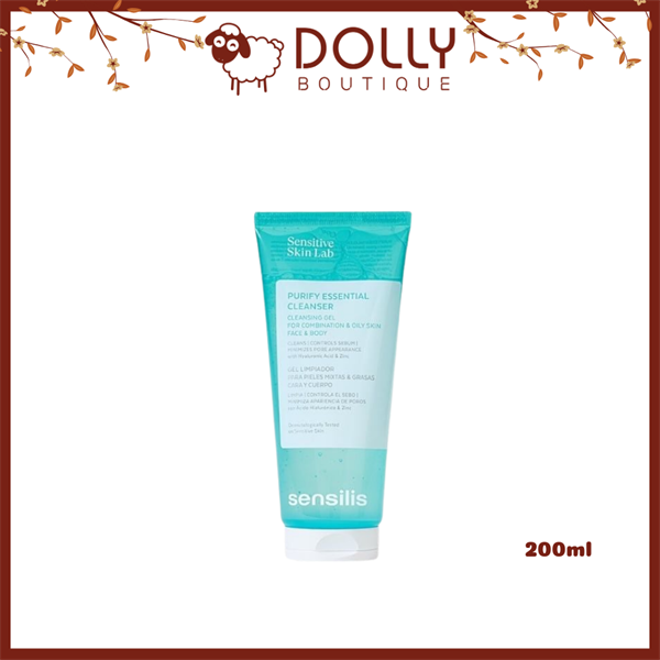 Gel Rửa Mặt Dịu Nhẹ Sensilis Purify Essential Cleanser 200ml