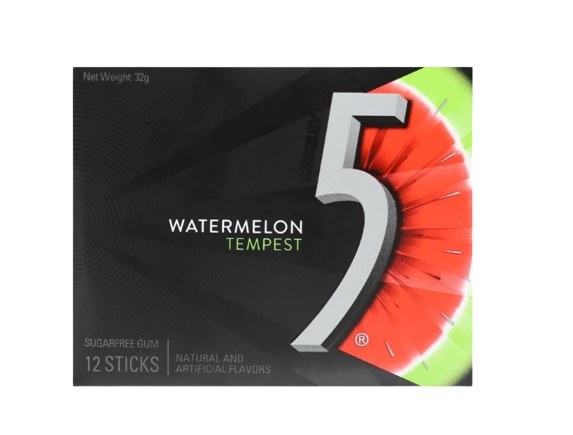 Kẹo gum vỉ peppermint tempest 68 Hương dưa hấu 32g