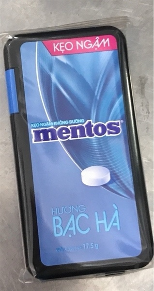 Kẹo ngậm Mentos Hương đào Bạc Hà 17,5g