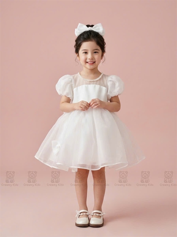 Váy CC nơ ngọc Fiona Cc006