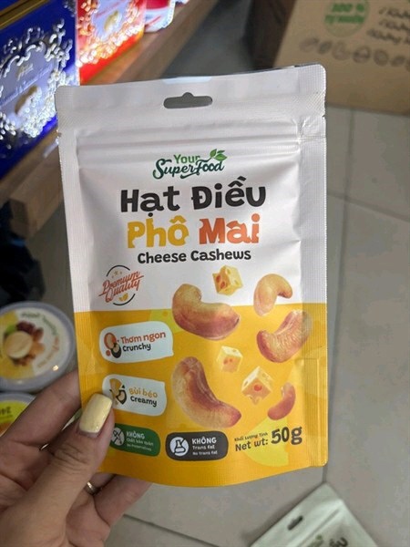 Hạt điều phô mai Superfood 50 G