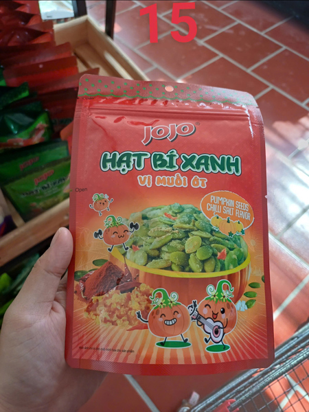 Jojo - Hạt bí xanh vị muối ớt 50g