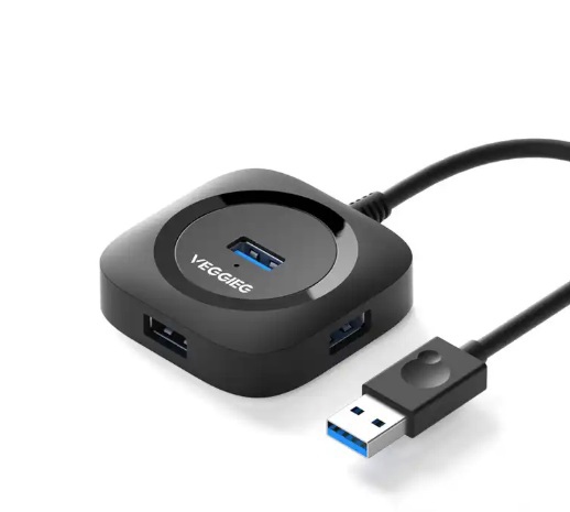 Bộ hub chia VEGGIEG USB to USB 3.0 4port, 1M (V-U342)