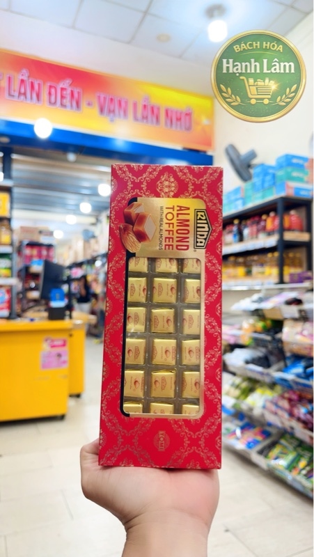 Hộp kẹo almond Toffee Rinda 70g