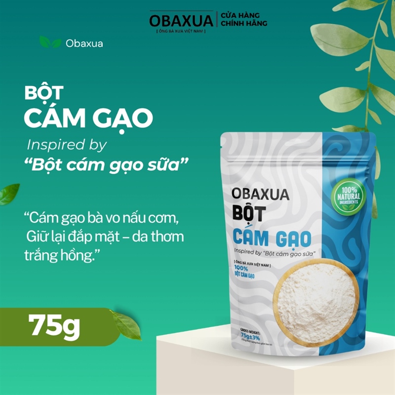 Bột cám gạo sữa 75g