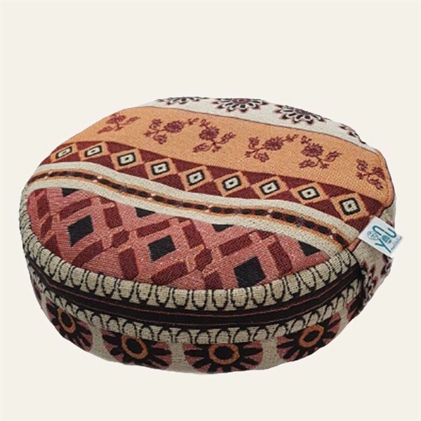 Bồ đoàn ngồi thiền vỏ đậu xanh 30cm – Đỏ Đô An Tâm (Meditation Cushion) | OnYou Meditation