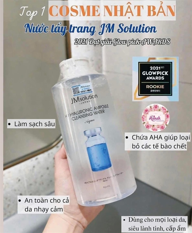 NƯỚC TẨY TRANG JMSOLUTION - 850ML