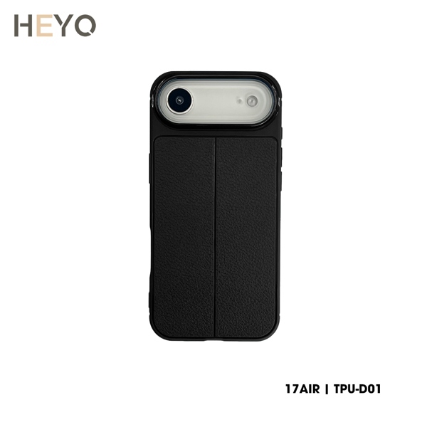 Ốp lưng TPU Da khoét camera | IP 17 Series (Đen)