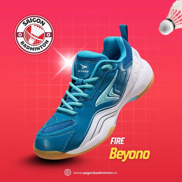 Giày Cầu Lông Beyono Fire - Màu Xanh