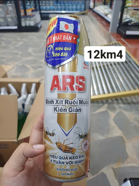 Bình xịt ruồi muỗi kiến gián ARS Gold 300ml