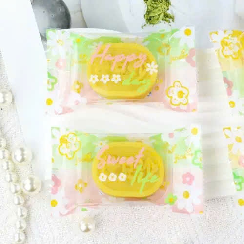 Túi ép bánh dứa hoa cúc 7x12cm