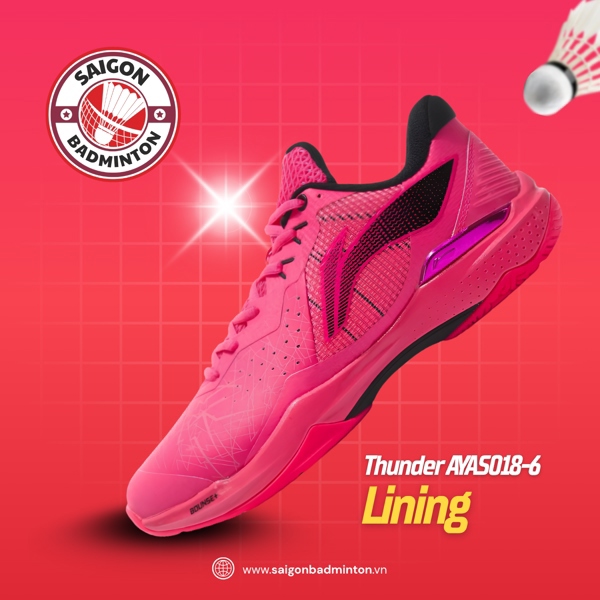Giày Cầu Lông Lining Thunder AYAS018-6 Chính Hãng