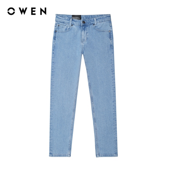 QJR241264-Quần Jeans Xanh