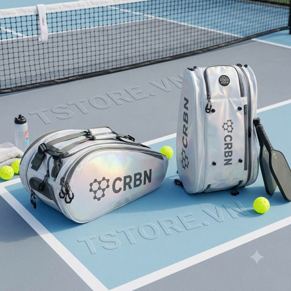 Balo Pickleball CRBN Pro Team Tour Bag 2.0 - Màu Trắng Ngọc Trai