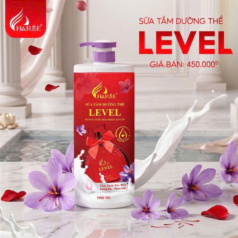Sữa tắm dưỡng thể Charme Level 1000ml