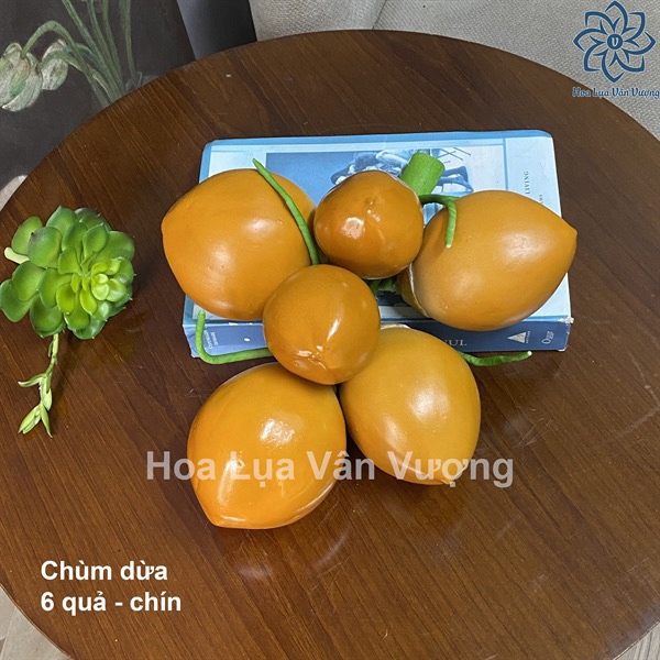 Quả dừa vàng - Quả và dây quả - Hoa Lụa Vân Vượng