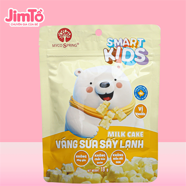Váng sữa sấy lạnh Smart Kids vị vani 18g (8M+)
