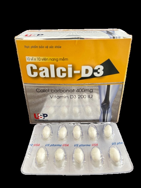 Bổ sung Calci - D3 Usp (H/100v)