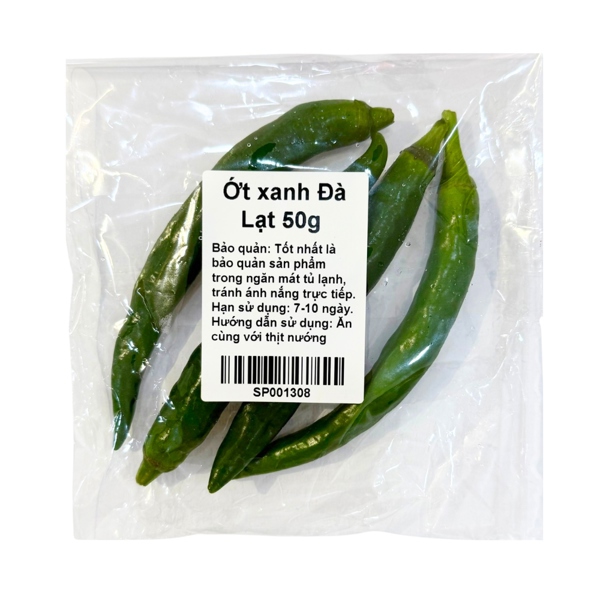 Ớt sừng xanh 50g