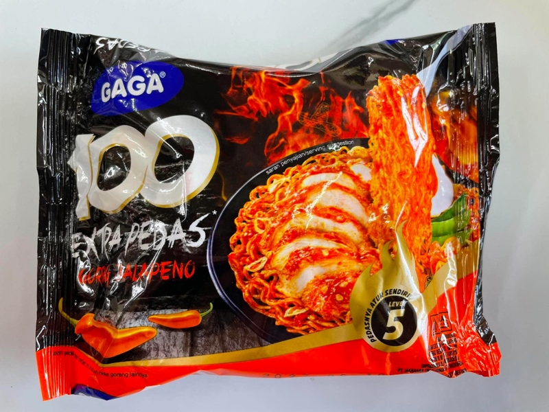 Gaga 100 extra pedas jalapeno